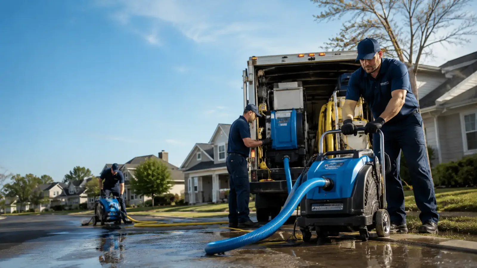 Flood Damage Cleanup in Vanderbilt, MI